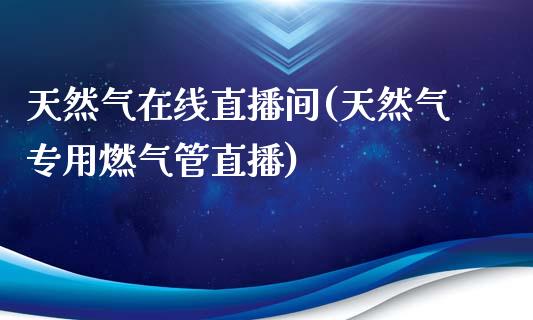 天然气在线直播间(天然气专用燃气管直播)_https://www.fshengfa.com_恒生指数直播室_第1张