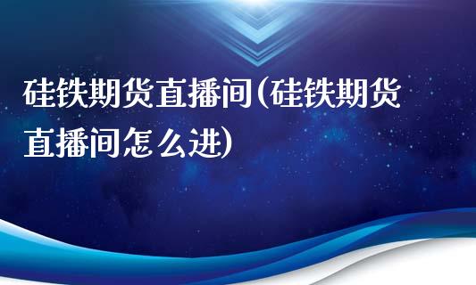 硅铁期货直播间(硅铁期货直播间怎么进)_https://www.fshengfa.com_外盘期货直播室_第1张