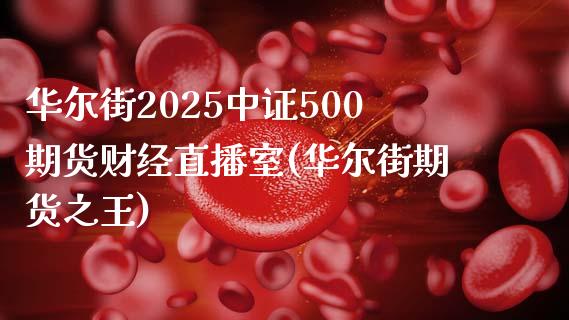 华尔街2025中证500期货财经直播室(华尔街期货之王)_https://www.fshengfa.com_期货直播室_第1张