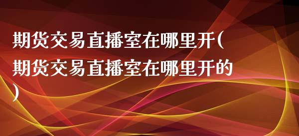 期货交易直播室在哪里开(期货交易直播室在哪里开的)_https://www.fshengfa.com_恒生指数直播室_第1张