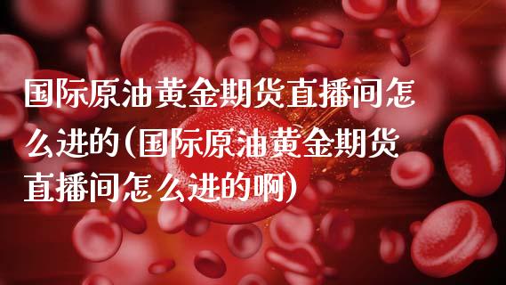 国际原油黄金期货直播间怎么进的(国际原油黄金期货直播间怎么进的啊)_https://www.fshengfa.com_期货直播室_第1张