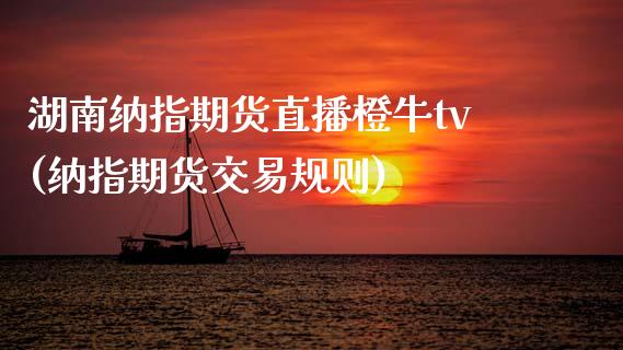 湖南纳指期货直播橙牛tv(纳指期货交易规则)_https://www.fshengfa.com_非农直播间_第1张